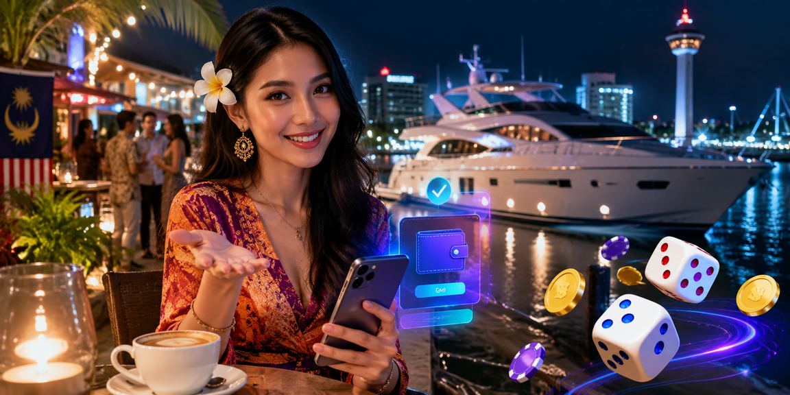 Permainan dadu Sic Bo gaya Malaysia dengan jadual kasino mewah