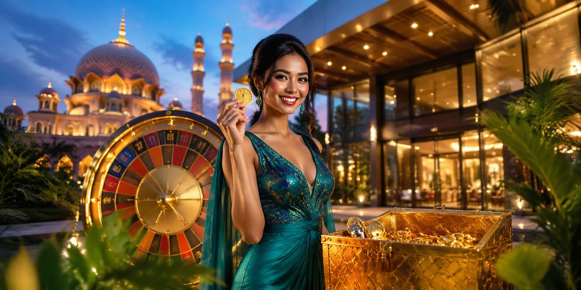 Meja roulette gaya Melayu di Putrajaya dengan suasana mewah
