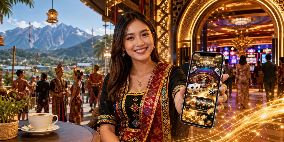 Pengguna bermain kasino langsung ringkas di telefon pintar dengan aplikasi ra88